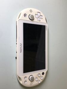 ◯ SONY PCH-2000 PSVITA PlayStation Vita ホワイト ソニー 本体 充電コード有 初期化済み 通電確認済み