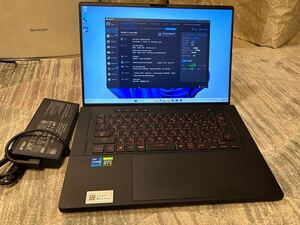 【ASUS】ROG Zephyrus M16 GU603HR Corei7-11800H メモリ16GB SSD512GB NVMe RTX 3070 15.6inch 中古ノートPC