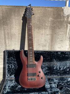  【美品・稀少モデル】★8弦ギター★Schecter Diamond Series　OMEN８