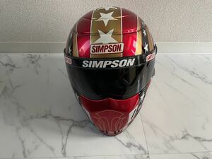 当時物 SIMPSON SPEEDWAY RX10 シンプソン スピードウェイ RX-10 ゴールドスター 61-62cm 訳アリ