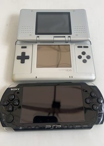 SONY ソニー psp 3000 本体 レトロゲーム+Nintendo NDS(本体) ニンテンドーDS 2点セット ジャンク 