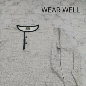 WEAR WELL ウェアウェル 長袖ヘンリーネックカットソー W10422