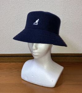 新品 KANGOL Wool Lahinch K3191ST M カンゴール ウール ラヒンチ バケットハット ネイビー 紺 ベルハット メトロハット Ｍ 男女兼用