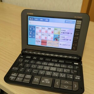 送料無料　CASIO 電子辞書 EX-word XD-JTZ6000　日本文学3000他多数付属　動作確認済み