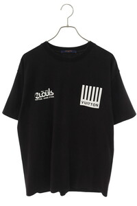 ルイヴィトン 19AW RM192M NPL HHY07W サイズ:L バックフラワーロゴプリントTシャツ 中古 BS99