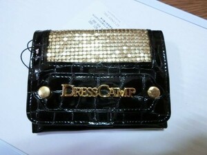 DRESSCAMP パスケース カウスキン ブラック #59-11A30802 定価24000円 ドレスキャンプ