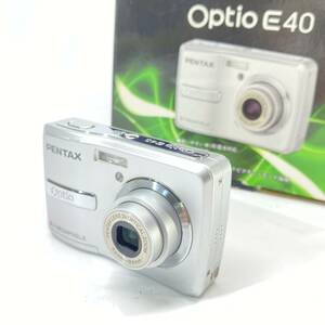 1円～ 6T50100524 PENTAX ペンタックス コンパクトデジタルカメラ Optio E40 カメラ 撮影機器 通電確認 動作未確認