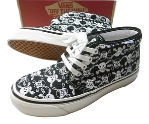 JB即決 VANS バンズ ANAHEIM FACTORY PACK CHUKKA 49 DX チャッカ SKULL OG BLACK スカル ブラック 30cm US12 新品 USA 80