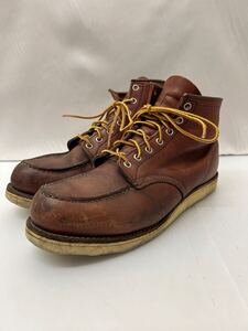 20241009【RED WING】レッドウィング アイリッシュセッター モックトゥー レースアップブーツ レザー 9106 US9.5