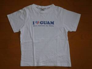 I love GUAM(アイ ラブ グアム)　半袖Tシャツ　ホワイト　M