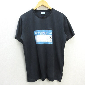 z■コロンビア/Cloumbia バックレイク ショートスリーブTシャツ/PM1865【L】紺/men