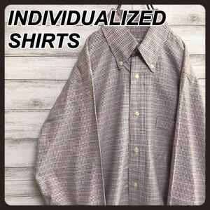 【おすすめ！】インディビジュアライズドシャツ 14.5 千鳥格子 ボタンダウン INDIVIDUALIZED SHIRTS アメリカ製 USA製