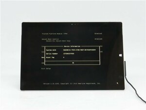 中古　SurfacePro　1631◆Corei5　4300U　1.9GHZ◆M.2 SSD128GB◆メモリ4GB◆　　バッテリー充電できない為ジャンク扱い 　