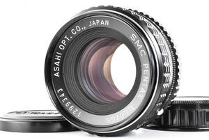 【美品】Pentax ペンタックス Asahi SMC Takumar タクマ― 55mm F/1.8 M42マウント カメラレンズ EF-586