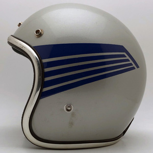 送料無料 ARTHUR FULMER AF40 FALCON SILVER 56cm/アーサーフルマー銀シルバービンテージヘルメットバイクショベルヘッドチョッパー旧車70s