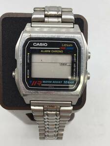 0505-502MK②23637 腕時計 不動　カシオ　CASIO　W-780　メンズ　スクエア　シルバーカラー　デジタル