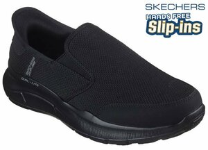 新品 スケッチャーズ スリップインズ 232926 BBK 27cm メンズスニーカー スリッポン ハンズフリー 幅広 靴 SKECHERS Slip-ins