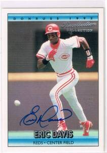 MLB 2004 Donruss Timelines Recollection Collection Buy Back Autograph Eric Davis 07/49 Auto 直筆サイン エリック・デービス