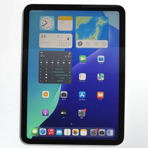 Apple iPad (第10世代) シルバー 64GB MPQ03J/A Wi-Fiモデル iOS18.2 バッテリー最大容量88％ アクティベーションロック解除済