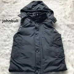 Johnbull ジョンブル メンズ ダウンベスト ブラック Mサイズ