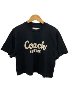 COACH◆半袖カットソー/XS/コットン/ブラック/CP778