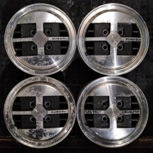 A11-22【4本価格】【12×4J 4x100 ET+44.5 ハブ60】スバルSUBARU純正・店頭引取可能・適格請求書発行可能