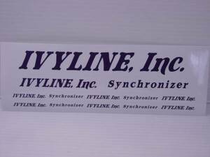 IVYLINE アイビーライン ステッカーシート 白×紫 エリア管釣り