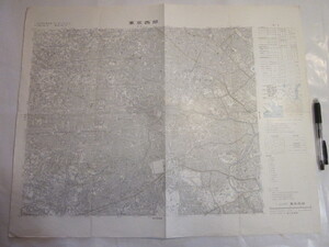 古地図　東京西部　2万5千分の1地形図◆昭和４２年◆東京都