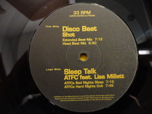 Shot - Disco Beat / ATFC Feat. Lisa Millett - Sleep Talk 名曲ディスコをダンサブルにREMIX 12EP Disco Groove (The Essence Of 80