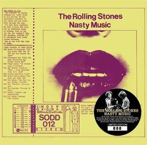 THE ROLLING STONES NASTY MUSIC 2CD 2023 Transfer ザ・ローリング・ストーンズ ナンバリング・ステッカー