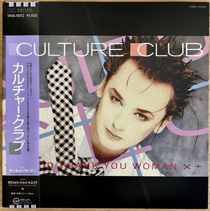 LP■NEW WAVE/CULTURE CLUB/GOD THANK YOU WOMAN/VIRGIN 14VA-9013/国内86年ORIG 12inch OBI/帯 美盤/カルチャー・クラブ人気曲/BOY GEORGE