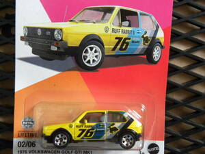 即決☆☆MB 1976 GOLF GTI MK1 RABBIT ゴルフ ラビット　フォルクスワーゲン マッチボックス VWテーマ70周年 MATCHBOX