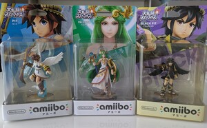 Nintendo 任天堂 Amiibo アミーボ パルテナの鏡 ピット.ブラックピット.パルテナ フィギュア Super Smash BROS Ultimate スマブラ