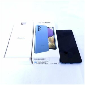 Galaxy A32 SCG08 5G ブルー　au判定〇 USED /2411A