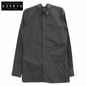 美品/国内正規 GIVENCHY ジバンシィ BM60RZ146X Uロックハーネス ポプリン シャツ/ トップス 38 ブラック メンズ