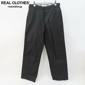 SAINT MICHAEL/セントマイケル 24SS WIDE PANTS CHINO BLACK/ワイドパンツ チノ ブラック SM-YS8-0000-048/S /060