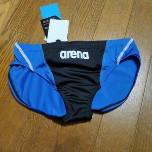 【arena】アリーナ アクアエクストリーム ブラック×ブルー/サイズO ビキニ 競パン 競泳水着