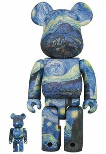 新品正規品未開封 Vincent van Gogh The Starry Night BE@RBRICK 100％ & 400％ 星月夜 メディコムトイ ベアブリック