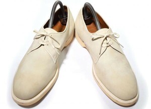 希少ビンテージ品★HEILBORN SHOE★USMC/アメリカ海兵隊サービスシューズ【8/25.5/白ベージュ】グッドイヤー製法/SERIAL:628/◆Y11J121