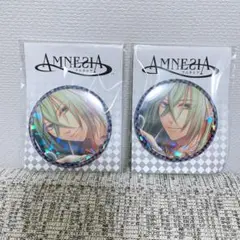 AMNESIA ホログラム缶バッジ AGF 池袋 GIGO ウキョウ　2枚