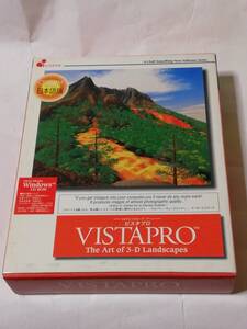 Windows3.1　CDソフト　VISTAPRO[完全日本語版]　エーアイソフト