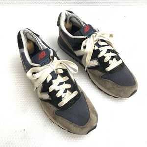 USA製★ニューバランス/NEW BALANCE M996ST★レザースニーカー【メンズ24.0/紺×グレー】ローカット/sneakers/Shoes/trainers◇bE-062