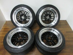 【送料無料・税込み】ステルスレーシング コマンダー01 15in8J+25 4穴PCD100 YK S.drive 195/45R15 NA/NB ロードスター NCP30/bB他