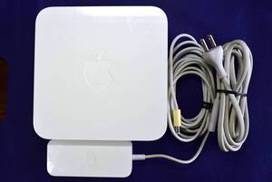 アップル 第5世代 Airport Extreme ベースステーション A1408、2.4GHz、5.0 GHz 付属品 ACアダプター