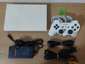 SONY　PlayStation2　PS2本体　薄型　SCPH-70000 ホワイト