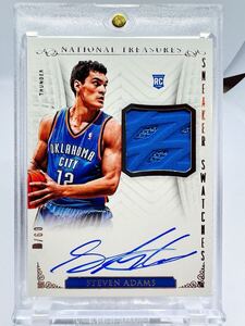 最高級直書/20 Sneaker Rookie Auto RC 13 Panini 国宝 Steven Adams スティーブン・アダムズ NBA ルーキー サイン スニーカー OKC バスケ