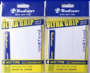 【トアルソン】ULTRA GRIP　ウルトラグリップ（3本入）　 ホワイト×2個セット v40