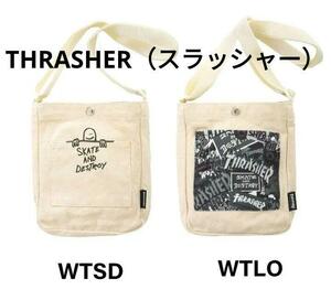 THRASHER スラッシャー ショルダーバッグ　トートバッグ　スケボ