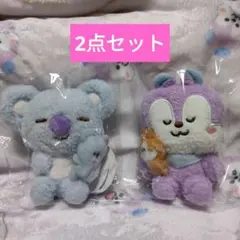 BT21 ぬいぐるみ Fluffy Big Hugs MANG＆KOYA