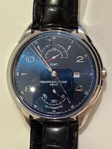 BAUM&MERCIER GENEVE メンズ腕時計　GMT機能